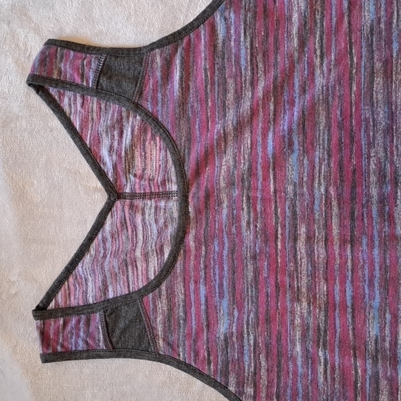 Cuddl Duds ClimateRight Tank Top | Heathered Purple Gray | L (14β16) - Picture 3 of 7